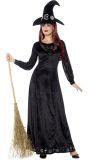 Zwart witch kostuum dames