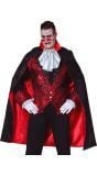 Zwarte Cape met Rode Binnenkant