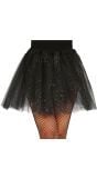 Zwarte Glitter Tutu Dames