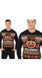 Zwarte Halloween Pullover Trui