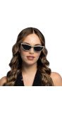 Zwarte Jaren 50 Glamour Bril Dames