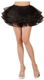 Zwarte Luxe Ballerina Rokje