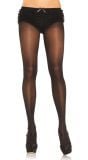Zwarte panty met katoenen kruis