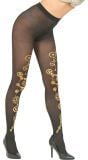 Zwarte steampunk panty