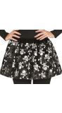 Zwarte Tutu Piratenschedels Dames 40 Cm