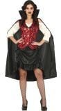 Zwarte vampier outfit dames