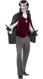 Zwarte vampier outfit heren