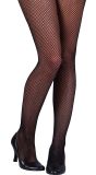 Zwarte Visnet Panty Dames Halloween