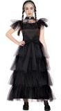 Zwarte Wednesday Addams Jurk Meisjes 14-16 Jaar