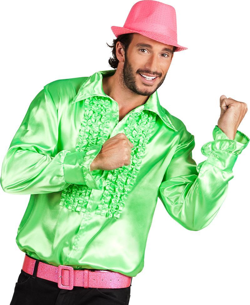Groene sales blouse heren