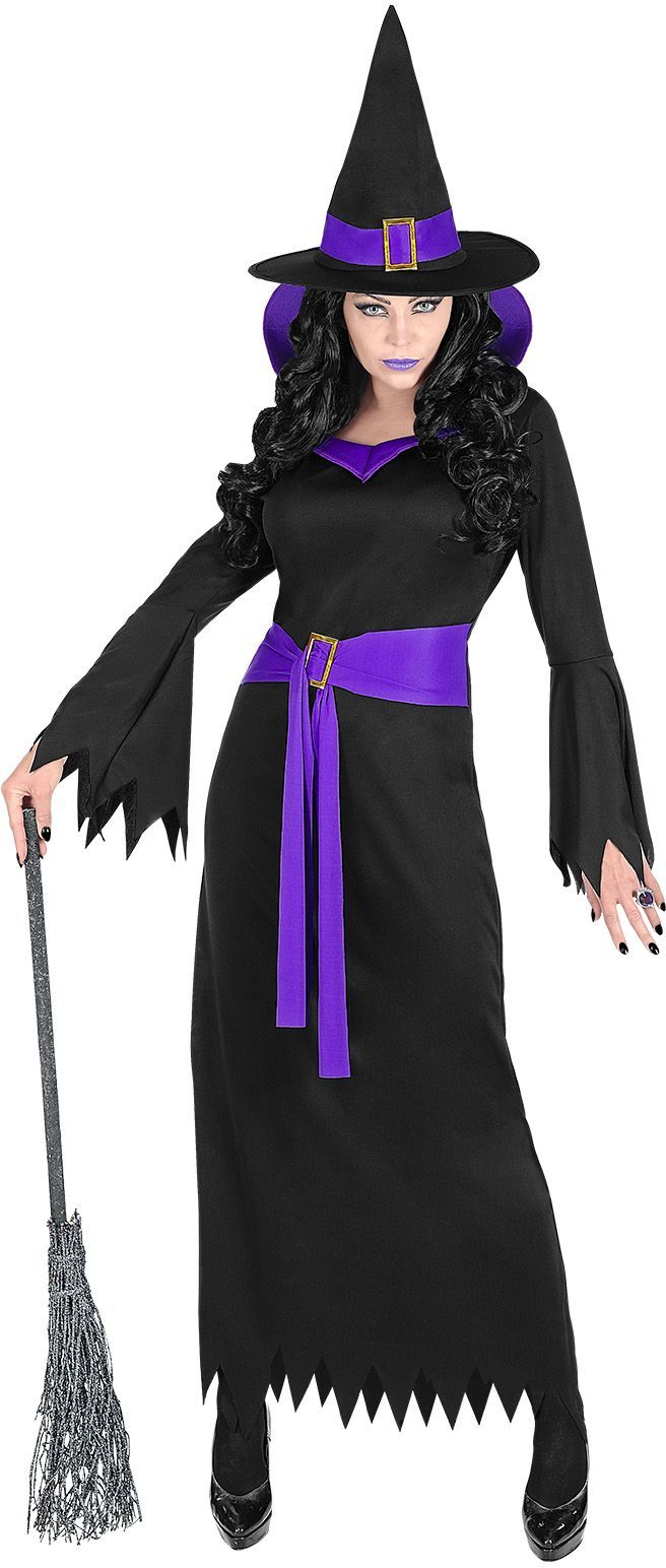 Feynman Medieval Steampunk Plague Doctor Costume Halloween Costume with Accessory Set (L, Black (Women