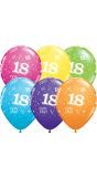 18 jaar kleurrijke happy birthday ballonnen 25 stuks
