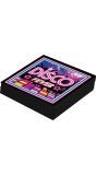 20 papieren servetten retro disco