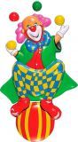 3D clown op bal versiering