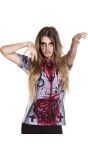 3D shirt zombie verpleegster dames