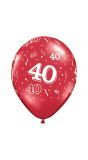 40 jaar kleurrijke happy birthday ballonnen 25 stuks
