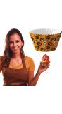 50 cupcake versiering wikkels oranje pompoen 5 cm halloween