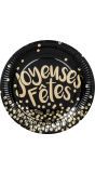 6 Papieren Bordjes Joyeuses Fêtes