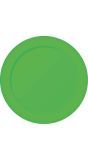 6 papieren eetborden neon groen