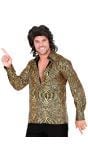 70s disco shirt goud