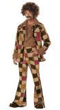 70s retro kleding bruin