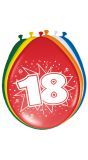8 feestelijke verjaardag ballonnen 18 jaar