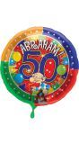 Abraham knalfeest folieballon 43cm