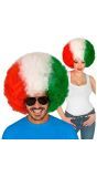 Afro pruik Italiaanse supporter