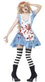 Alice blauw zombie jurkje