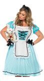 Alice in Wonderland jurk plus size