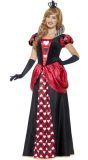 Alice in Wonderland rode koningin outfit
