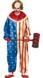 Amerikaanse patriot clown heren