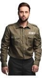 Army blouse groen volwassenen