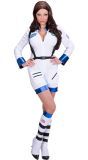 Astronauten kleding dames wit