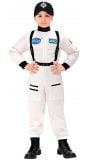 Astronauten kleding kind wit