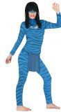 Avatar jumpsuit vrouwen blauw