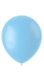 Baby blauwe ballonnen matte kleur