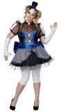 Baby Doll jurkje zwart plus size