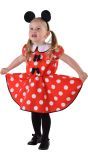 Baby jurk Minnie Mouse rood