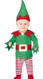 Baby kerst elf kostuum