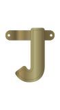 Banner letter j metallic goud