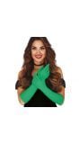 Basic lange handschoenen groen