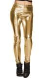 Basic legging goud glimmend