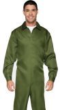 Basic overall legergroen