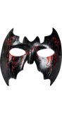 Batman masker bloederig zwart