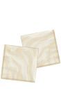 Beige marmer servetten