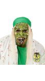 Besmette zombie masker met haar