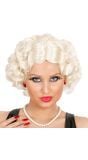 Betty boop pruik blond