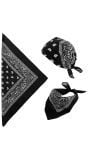 Biker bandana zwart