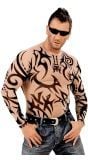 Biker tattoo shirt heren